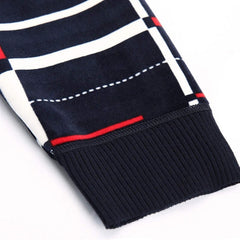 Full Sleeve Lining Screen Print T-Shirt for Boys & Men | Casual & Party Wear Summer Shirt (Size L)