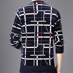 Full Sleeve Lining Screen Print T-Shirt for Boys & Men | Casual & Party Wear Summer Shirt (Size L)